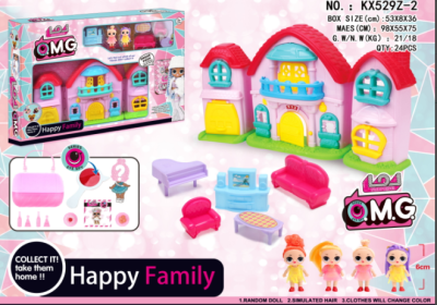 Surprise Doll Series with Surprise Ball Castle House Play House Toys