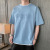 Short-Sleeved T-shirt Men's Summer New Korean Style Ins Trendy Fake Two Pieces Loose Half-Sleeved T-shirt Casual Men's Outfit Tops