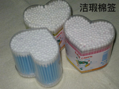 200 Peach Heart Cotton Swab Factory Direct Sales