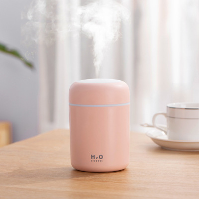 New Dq107 Colorful Cup Humidifier Household Car Portable Air Humidifier