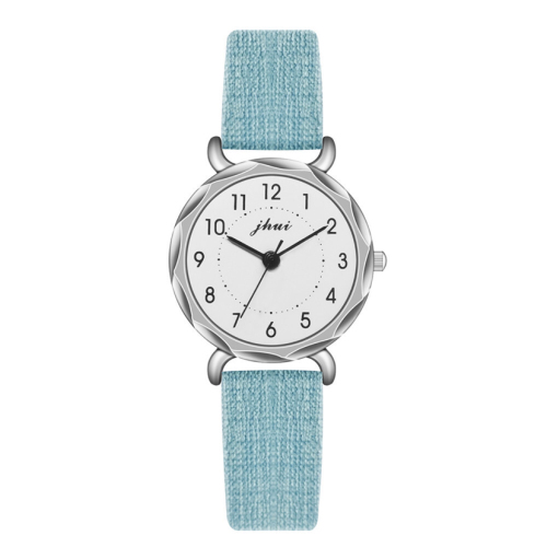 Korean Style Thin Belt Watch Female Ins Style Japanese and Korean Style Thin Belt Small Simple Temperament Student Female Quartz Watch HTT