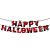 Cross-Border Halloween Bloody Letters Hanging Flag Crow Spiral Set Night Bat Banner Package Wholesale Customization