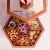 Chinese Pine Dried Fruit Box Multi-Grid with Lid Candy Storage Creative Fruit Plate Living Room Compartment Nut Box