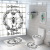 Cross-Border Amazon New Custom Creative Digital Printing Bee Bathroom Shower Curtain Floor Mat Toilet Combination 