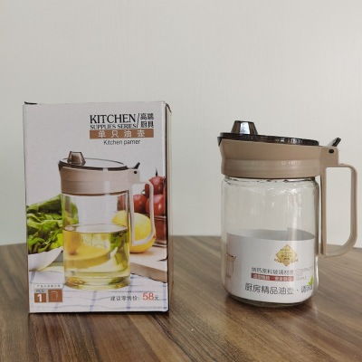 Set Sail for Elegant Style Glass Oiler Set Condiment Dispenser Oil Bottle Gift Advertising Kitchen Supplies Custom Advertising