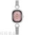 New Best-Seller on Douyin Women's Watch Diamond Oval Small Retro Literary Simplicity Digital Mesh Quartz Watch