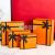 Orange Exquisite Large Gift Box Rectangular Packing Box Valentine's Day Birthday Gift Gift Box Customization