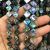 Abalone Shell Chain Rhombus Diagonal Hole Various Specifications Pendant Necklace Bracelet Material DIY Ornament Accessories