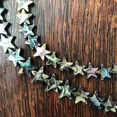 Abalone Shell Chain Five-Pointed Star Various Specifications Pendant Earrings Necklace Bracelet Crafts Material DIY Ornament Accessories