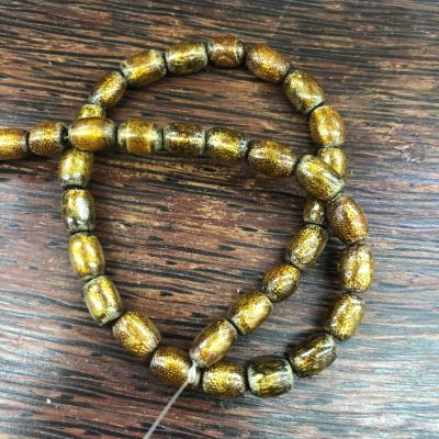 Golden Coral Barrel Beads Gold Silk Willow Semi-Finished Chain Accessories DIY Bracelet Necklace Accessories