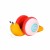 Luminous Electric Rope Snail Net Red Creative Music Crawling Walking Toddler Boys and Girls Pull Wire Snail