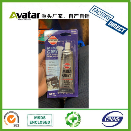 Gray RTV Silicone Adhesivo Gray B Blue Transparent Car Seant Color Silicone Adhesive