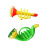 2724 New Exotic Supply Trumpet Bubble Blowing Toy Saxophone Bubble Gun Bubble Water Children's Toys Batch