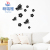 Amazon Hot DIY 3D Acrylic Mirror Stickers Bedroom and Living Room Decoration Stickers 3 Butterflies 7 Flowers