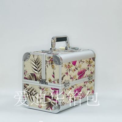 New Leaf Pattern Portable Beauty Makeup Follow-up Eyelash Beauty Manicure Multifunctional Storage Box