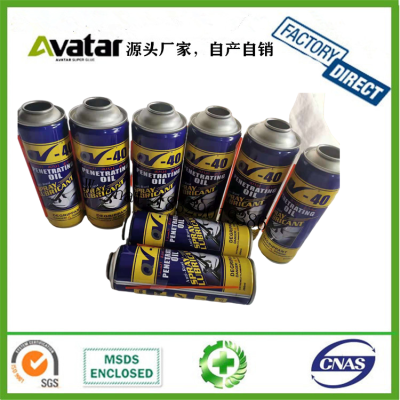 QV-40 rust remover spray and lubricant Supply Factory General Purpose Rust Preventive Oil Spray Anti-rust