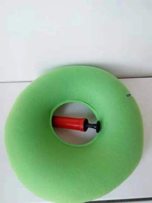 PVC Inflatable round Flocking Cushion Anti-Bedsore round Air Cushion Hip Small Air Cushion Washer Inflatable Mattress