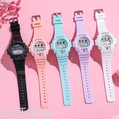 New Casio Student Boys And Girls Sports Electronic Watch Children 'S Fashion LED Luminous Watch Factory Wholesale