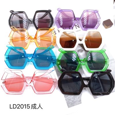 Adult Large Frame Fashion Street Shooting Glasses Sunglasses Trendy European and American Style Sunglasses