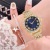 Tiktok Live Hot Selling Popular Women's Watch Luxury Temperament Quartz Fashion Women's Watch with Diamonds Color Spot