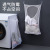 Dirty Clothes Basket Dirty Clothes Storage Basket Foldable Laundry Baskets Sub-Bathroom Clothes Hanger Bags Home Wall-Mounted Baskets Frame Barrel