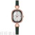 Live Stream Popular Women's Watch Oval Women's Diamond-Embedded Small Retro Simple Fritillary Noodle with Watch reloj