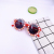 Handmade Sticky Flower Children's round Frame Sunglasses
