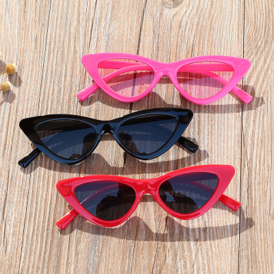 Children's Plastic Frame Sunglasses Cat Eye Fashion Sunglasses