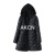 Women's Knitted Hooded Route Mid-Length Long Sleeve Lightweight down Coat