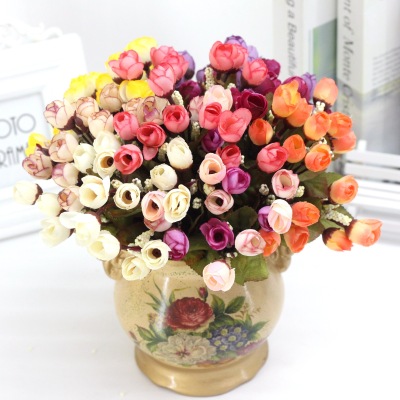 New Autumn Pearl Bud Fake Flower Decoration Indoor Window Decoration Bunch of Flowers Wedding Photo Photographic Ornaments