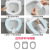 [Static Sticker Toilet Mat] Adhesive Four Seasons Waterproof Happy Day Household Washable Toilet Seat Wholesale