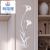 3D Acrylic DIY Flower Shape Wall Sticker Modern Sticker Decoration Living Room Mural Wallpaper Art Decals Home Decor