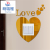 Gram Force Mirror Sticker Love Switch Sticker Decoration Home Decoration Self-Adhesive Mirror Switch Wall Protection