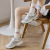 SocksSocks Women's Mid Tube Stockings Ins Trendy Korean Japanese Cute Pink Long Socks Cotton Thin Student Girl Love Socks