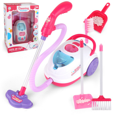 New Cleaning Simulation Vacuum Cleaner Play House Cleaning Toys Children's Tools Broom Set Dustpan