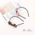 Performance Headband Card Hair Accessories Student Children Dance Headdress Flower Decorative Gold Piece Shiny Bow Heart Knitted Five-Pointed Star