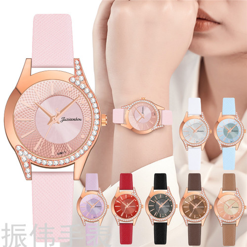 TikTok Net Red Fashion Watch Women‘s Belt Mesh Scale Dial Watch Alloy Diamond Women‘s Watch