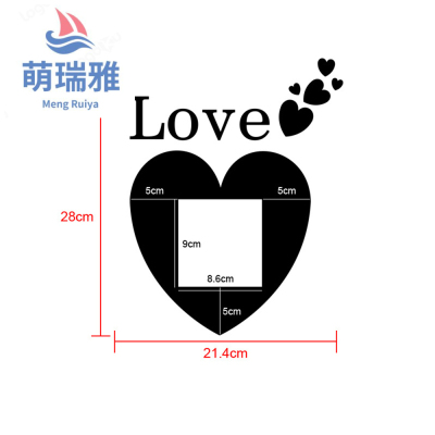 Gram Force Mirror Sticker Love Switch Sticker Decoration Home Decoration Self-Adhesive Mirror Switch Wall Protection