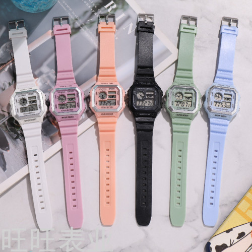 Hot-Selling New Arrival Student Boys and Girls Sports Electronic Watch Children‘s Fashion LED Luminous Watch Factory Wholesale
