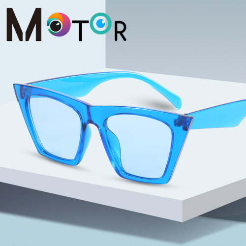 Fashion Foreign Trade Sunglasses Men‘s Large Rim Sunglasses Ins European and American Fashion Sunglasses Factory Customization