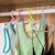 Second Generation Cartoon Bear Retractable Children's Hanger Adult Adjustable Plastic Laundry Rack Non-Slip Clothes Hanging Wholesale