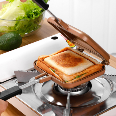 Sandwich Bread Mold Double-Sided Frying Pan Toast Mold Baking Tray