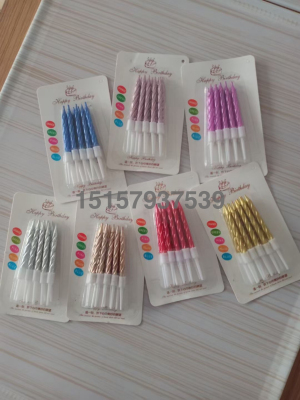 Threaded Candle Plating Color