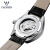 Cadisen Men's Mechanical Watch Hollow Sheet Plate Sapphire Transparent Bottom Waterproof Men's Business Watch