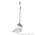 X22-9119 Transparent Rose Cover Brush Soft Wool Stainless Steel Rod Broom Plastic Dustpan Household Cleaning Two-Piece Set