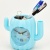 Factory Direct Sales Cactus Brush Pot-Shaped Alarm Clock Clock Home Gift Band Pen Holder Little Alarm Clock