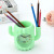 Factory Direct Sales Cactus Brush Pot-Shaped Alarm Clock Clock Home Gift Band Pen Holder Little Alarm Clock