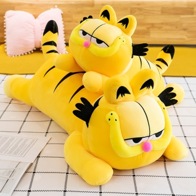 Garfield Doll Plush Toys Cute Cat Pillow Sleeping Doll Bed Long Pillow Birthday Gift for Women