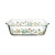 Creative High Temperature Glass Bakeware Square Ovenware Steamed Fish Baking Dish Microwave Oven Available Ins Style Thickened Baking Tray