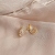 New All-Match Cartoon Pineapple Graceful and Cute Stud Earrings for Women Sterling Silver Needle Korean Sweet French Minority Trendy Earrings